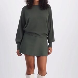 Bar III Ribbed Knit Sweater & Skirt